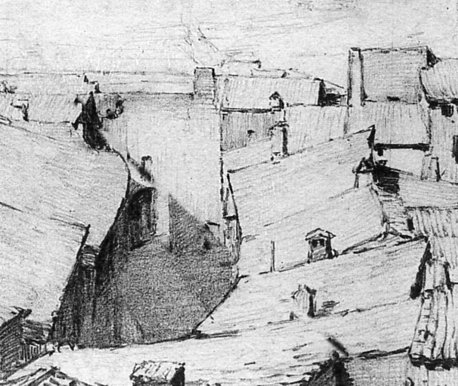 1909 - Il quartiere della Cava a Orvieto